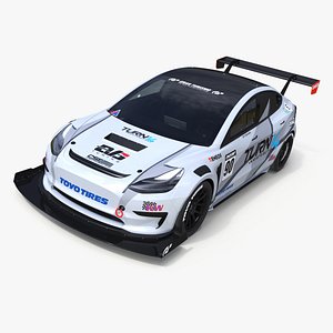 Tesla Model 3 Racing Car