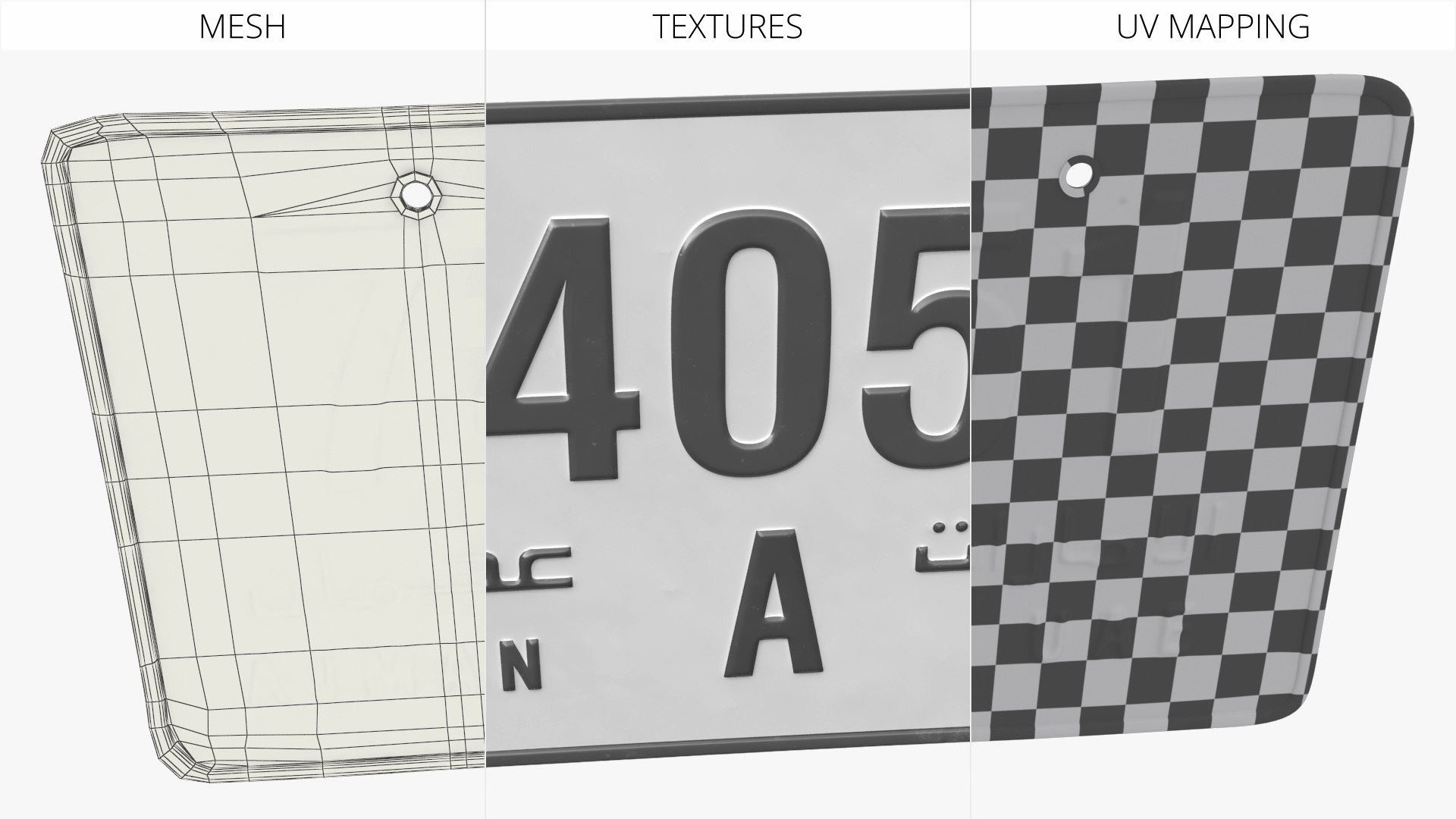 UAE Ajman Vehicle License Plate White 3D model https://p.turbosquid.com/ts-thumb/Pj/7MJhqA/Jz/uae_ajman_vehicle_license_plate_white_006/jpg/1761260839/1920x1080/fit_q87/ea665b110efcd01f72929e48b67ee026d13c28f1/uae_ajman_vehicle_license_plate_white_006.jpg