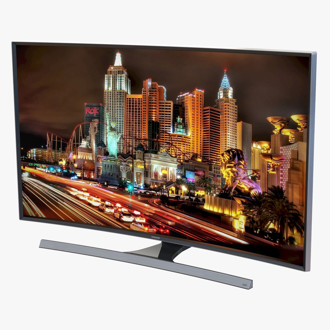 Samsung 4K UHD JU7500 Series Curved Smart TV 50 inch 3D Model 3D model preview