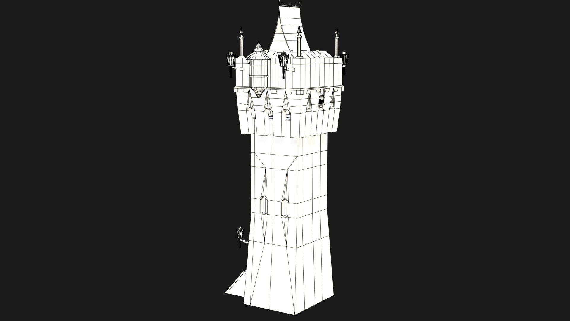 3D Castle Watch Tower 01 All PBR Unity UE Textures Included https://p.turbosquid.com/ts-thumb/Pj/B10F5n/XI/defencetower_wireframe02/jpg/1681218566/1920x1080/fit_q87/55612b7447cf5f3a7629c5840cb776228719e63c/defencetower_wireframe02.jpg