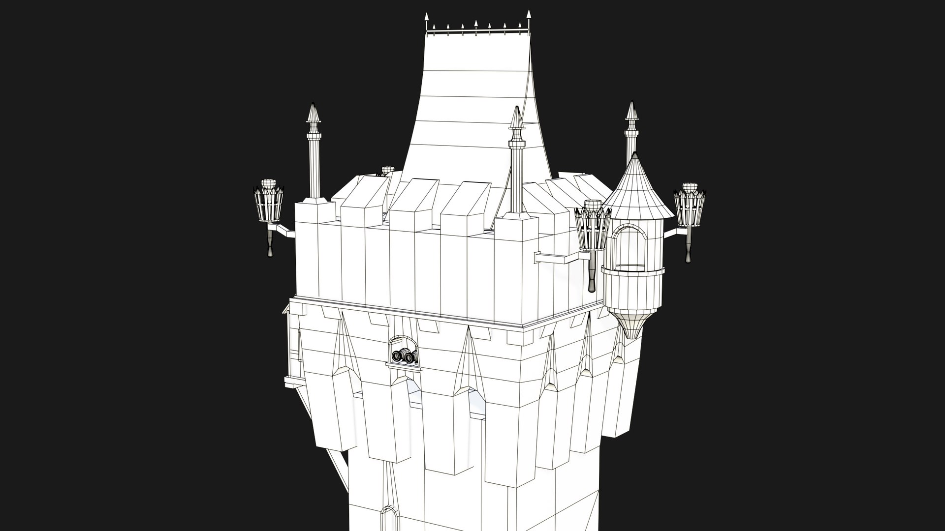 3D Castle Watch Tower 01 All PBR Unity UE Textures Included https://p.turbosquid.com/ts-thumb/Pj/B10F5n/kq/defencetower_wireframe18/jpg/1681218543/1920x1080/fit_q87/7f855103b349ef30d2204895b665998387e407a2/defencetower_wireframe18.jpg