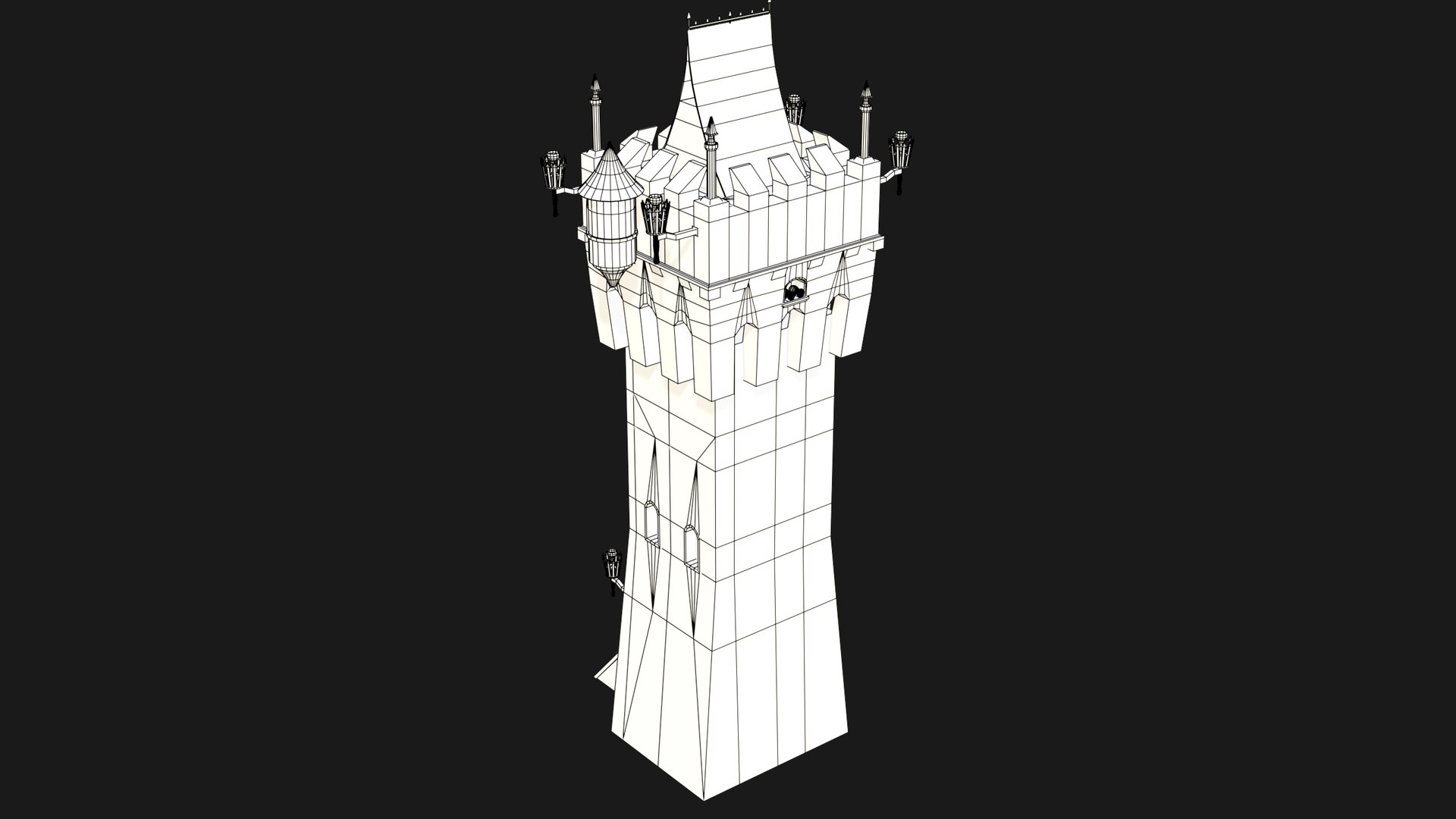 3D Castle Watch Tower 01 All PBR Unity UE Textures Included https://p.turbosquid.com/ts-thumb/Pj/B10F5n/mB/defencetower_wireframe06/jpg/1681218572/1920x1080/fit_q87/9ba4eddcf39d697ab27b2647b161d959f37b1aef/defencetower_wireframe06.jpg