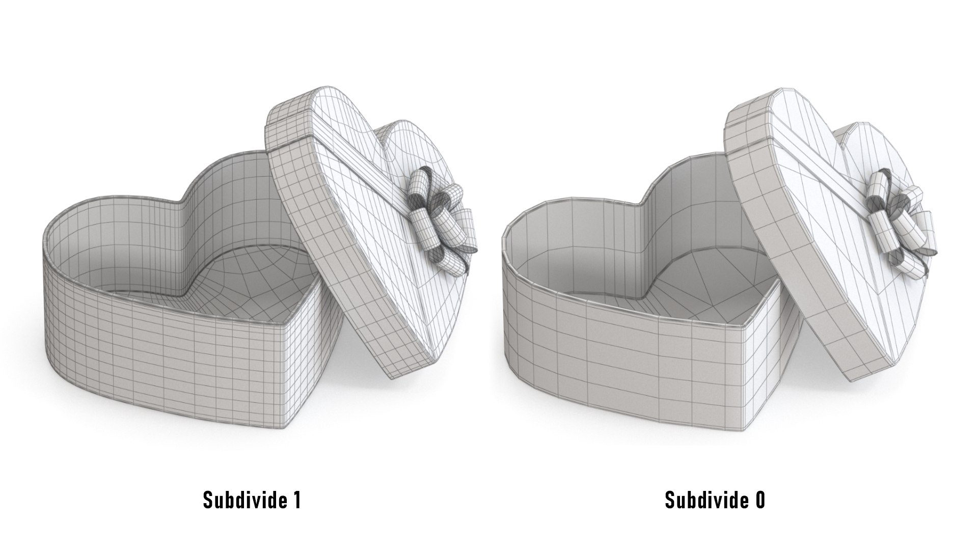 3D Heart Gift Box - TurboSquid 2249709