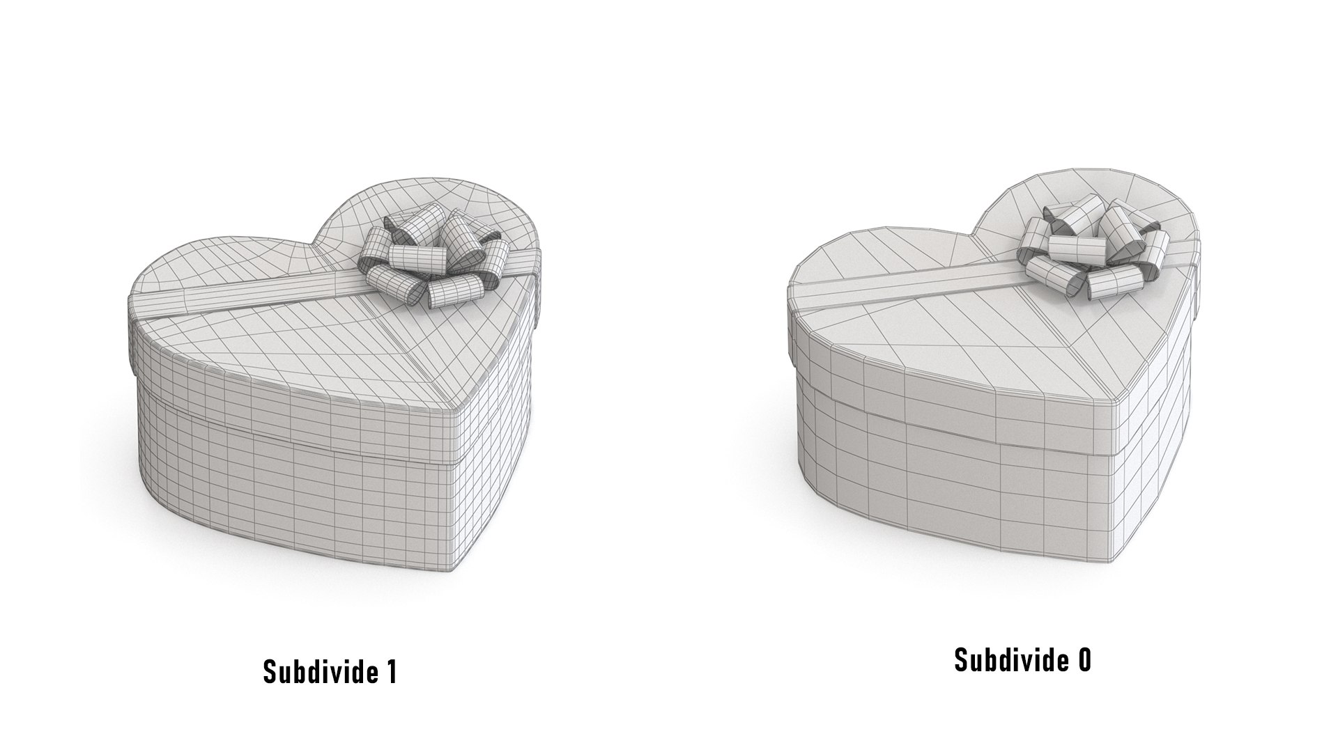 3D Heart Gift Box - TurboSquid 2249709