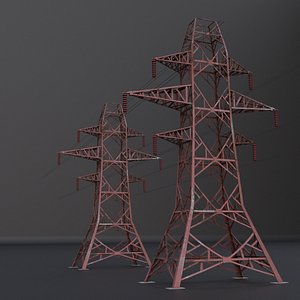 3D Current High Extension Tower model
