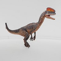 Detailed Dilophosaurus Dinosaur