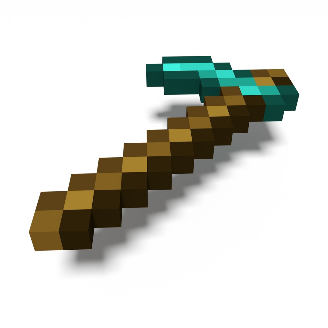 Minecraft Hoe 3d Model - Turbosquid 1381945