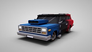 Voxel Drag car
