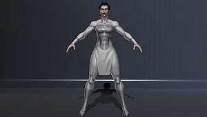 3D Anissa low-poly model