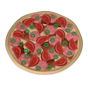3d pizza model