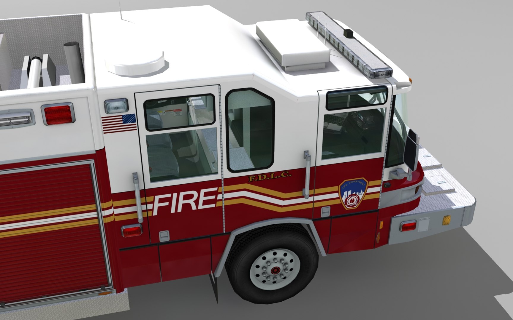 Heavy Rescue Truck 3D Model - TurboSquid 1442602