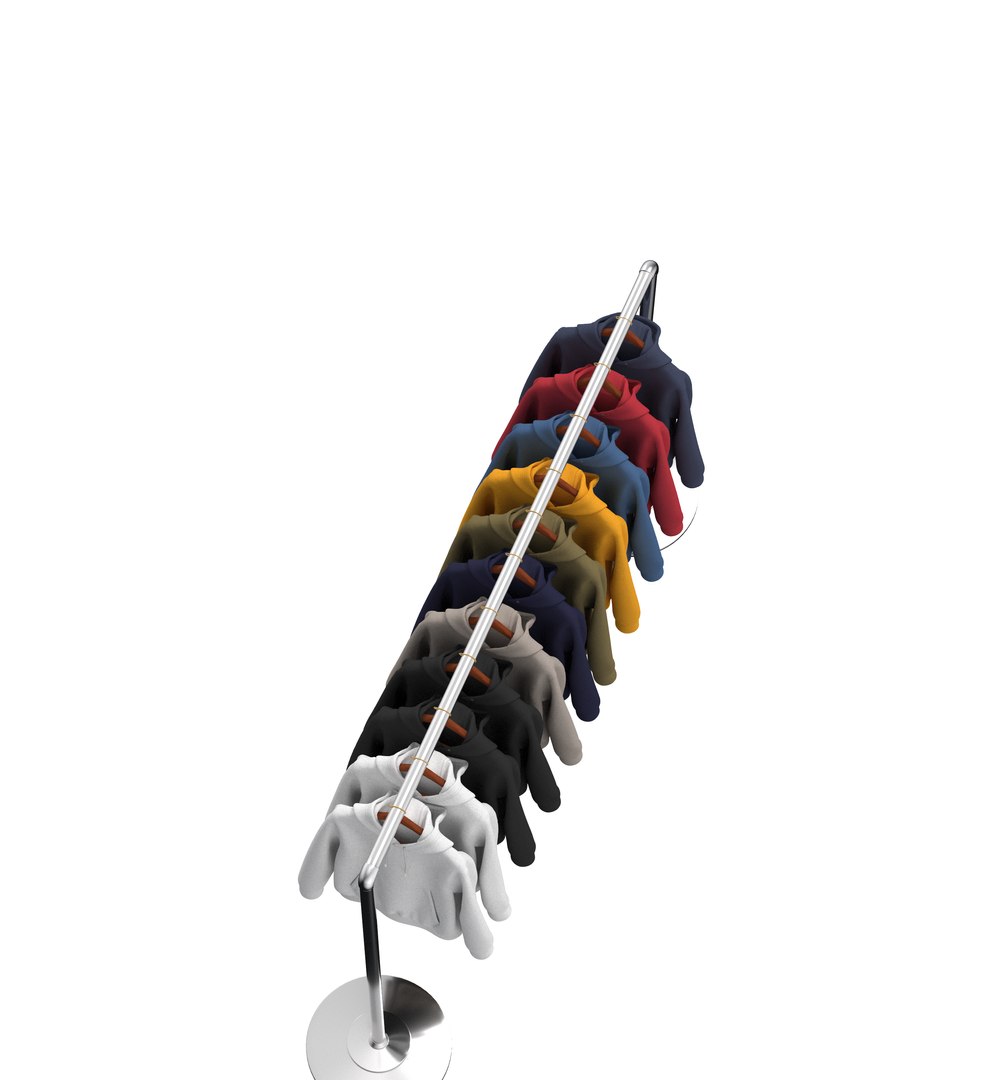 Hoodie On Steel Rack 3D Model 3D - TurboSquid 2271560