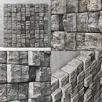 Panel stone cube n5