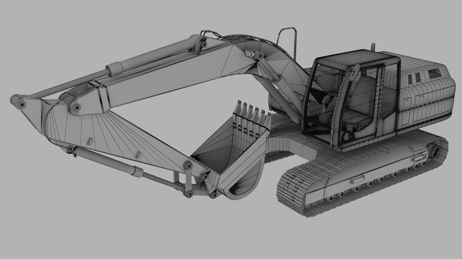 3d Model Excavator