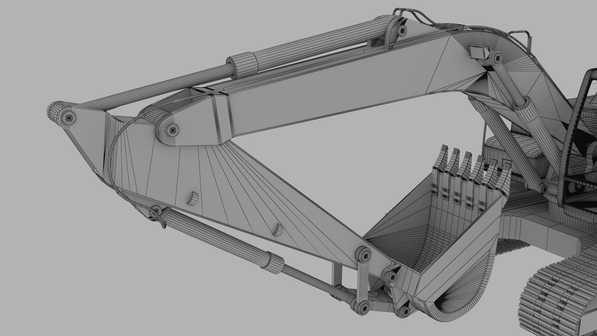 3d Model Excavator