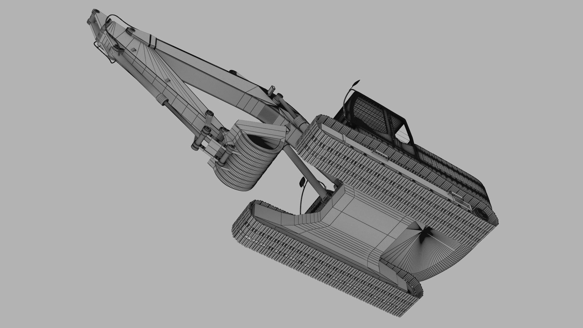 3d Model Excavator
