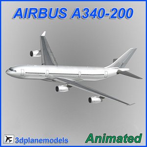Airbus A340-200 Generic white