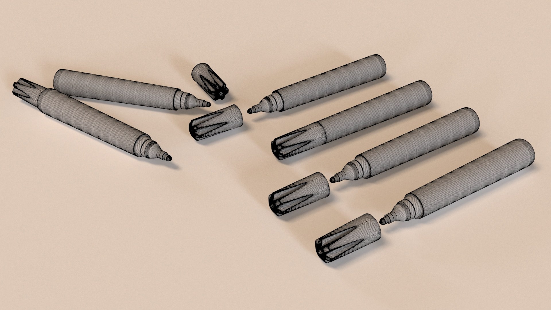 Pen BIC Model - TurboSquid 2198371