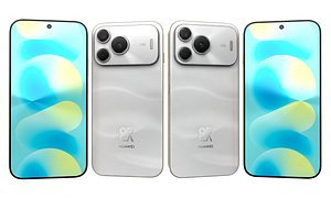 Huawei Nova 16 SE Sky White 3D model