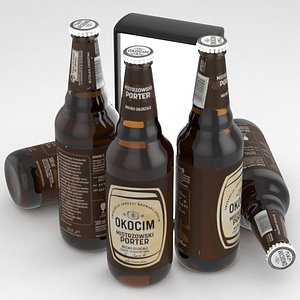 beer porter okocim 3D