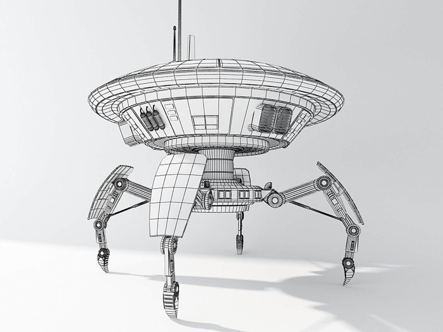 3d spider droid