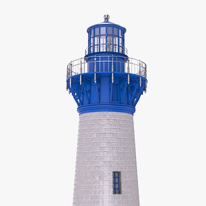 3D model Lighthouse - Blue