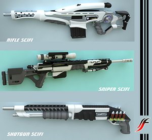 Collection Weapons SCIFI