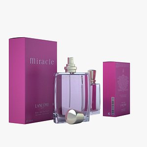 3ds max lancome miracle perfume
