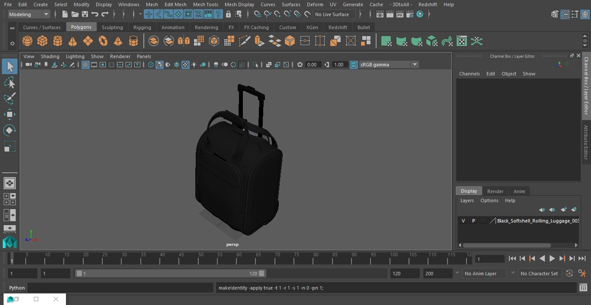 3D Black Softshell Rolling Luggage model https://p.turbosquid.com/ts-thumb/Pj/mSagJi/ii/blacksoftshellrollingluggagemb3dmodel021/jpg/1686819490/1920x1080/fit_q87/66a440cb2c4eb405f3ba32e3c46b3d0593da2185/blacksoftshellrollingluggagemb3dmodel021.jpg