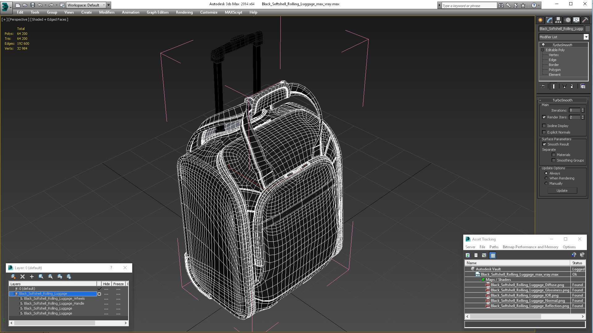 3D Black Softshell Rolling Luggage model https://p.turbosquid.com/ts-thumb/Pj/mSagJi/rM/blacksoftshellrollingluggagemb3dmodel019/jpg/1686819483/1920x1080/fit_q87/44413ed809058aab651451b429928c95ecacedd1/blacksoftshellrollingluggagemb3dmodel019.jpg