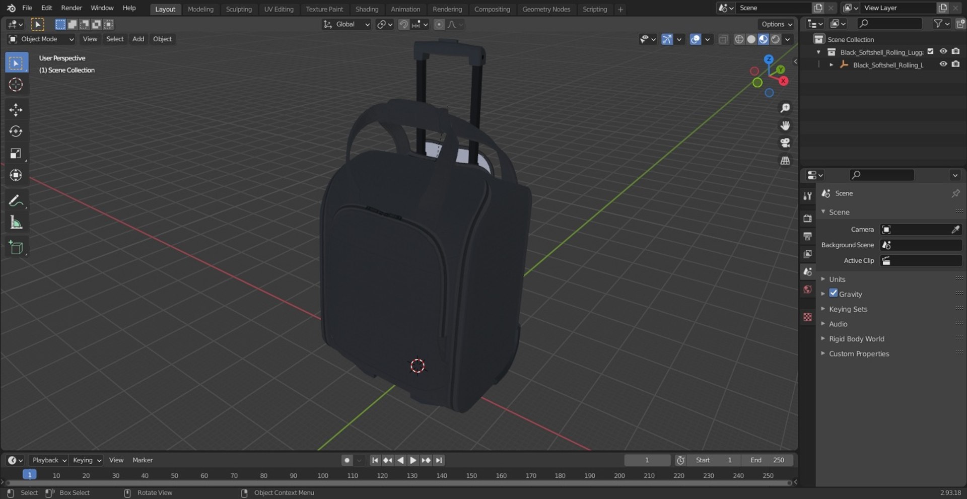 3D Black Softshell Rolling Luggage model https://p.turbosquid.com/ts-thumb/Pj/mSagJi/tf/blacksoftshellrollingluggagemb3dmodel023/jpg/1686819495/1920x1080/fit_q87/13d1b79aa6933eeca96e7799f68532ef1fda776a/blacksoftshellrollingluggagemb3dmodel023.jpg