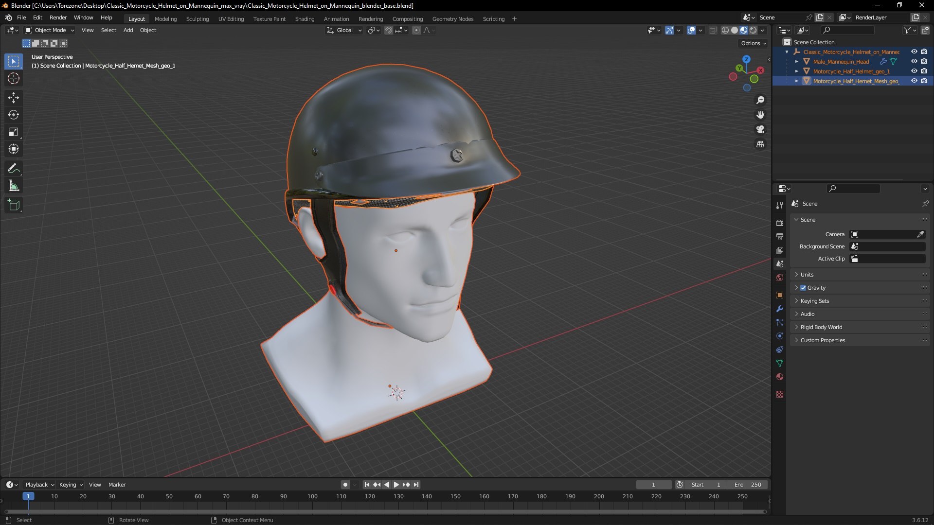 Classic Motorcycle Helmet on Mannequin model https://p.turbosquid.com/ts-thumb/Pj/mWuQbx/NZ/classicmotorcyclehelmetonmannequin3dmodel016/jpg/1725550304/1920x1080/fit_q87/d6ad3cdb898e6b10d33f921f6ee519776b3961ec/classicmotorcyclehelmetonmannequin3dmodel016.jpg