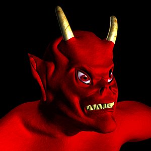 3d realistic devil