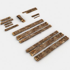 wooden planks 3d 3ds
