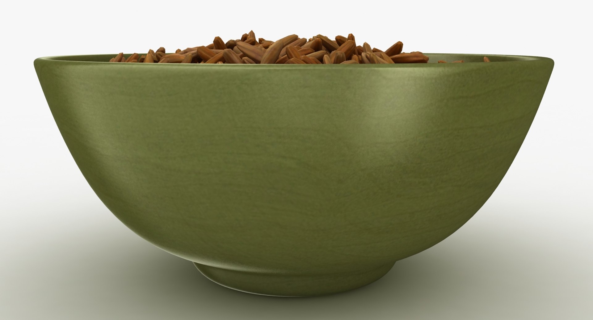 3D realistic brown rice bowl model - TurboSquid 1171067