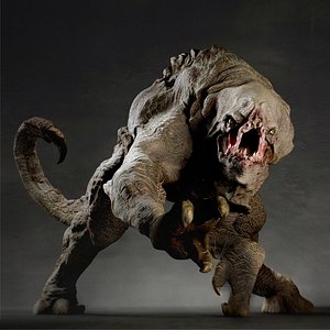 3D Baurot creature