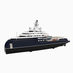 3D Bluecap Superyacht Dynamic Simulation model