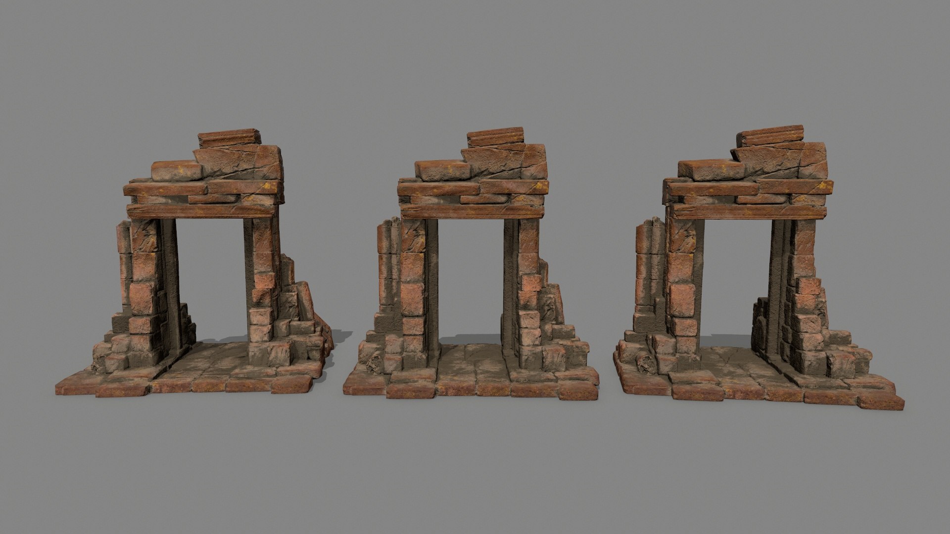 Ruin Gate 3D - TurboSquid 2144959