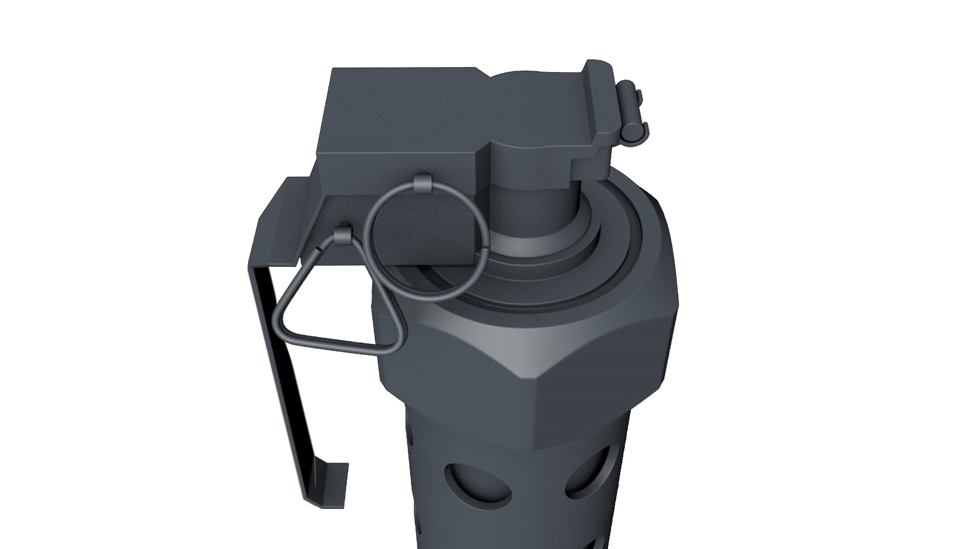 UVED Flashbang grenade model TurboSquid 1962335