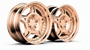 OEM Style 24 Forged Wheel 3D Model