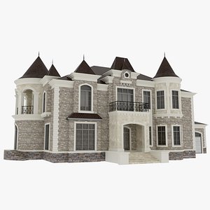 castle house 3D model
