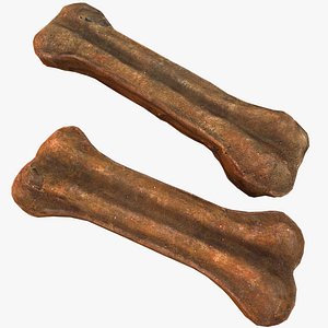 Pet Bone Treat Food for Dog and Cat 3D