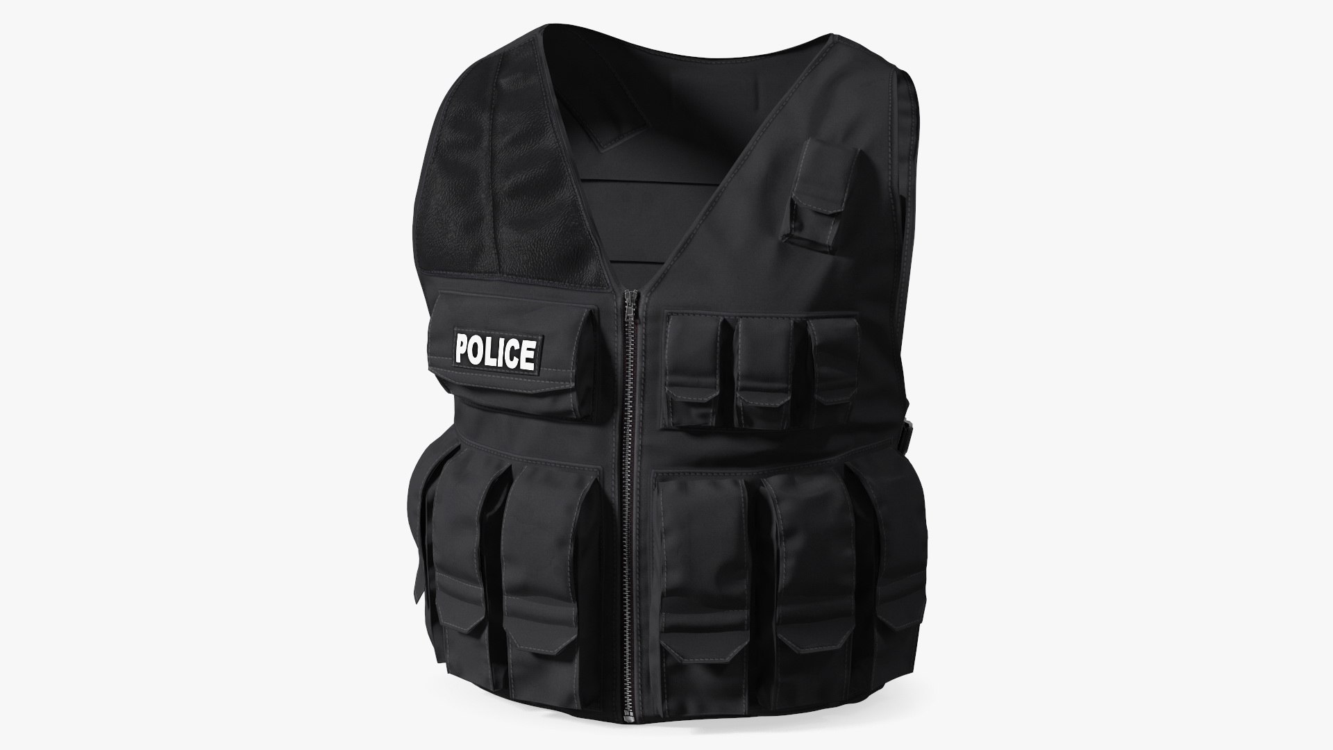 Police Tactical Vest 3D model preview