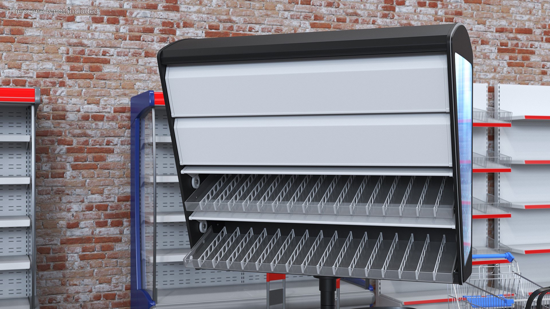 Cigarette Display Empty 3D Model - TurboSquid 2228877