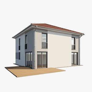 3D Basic House model