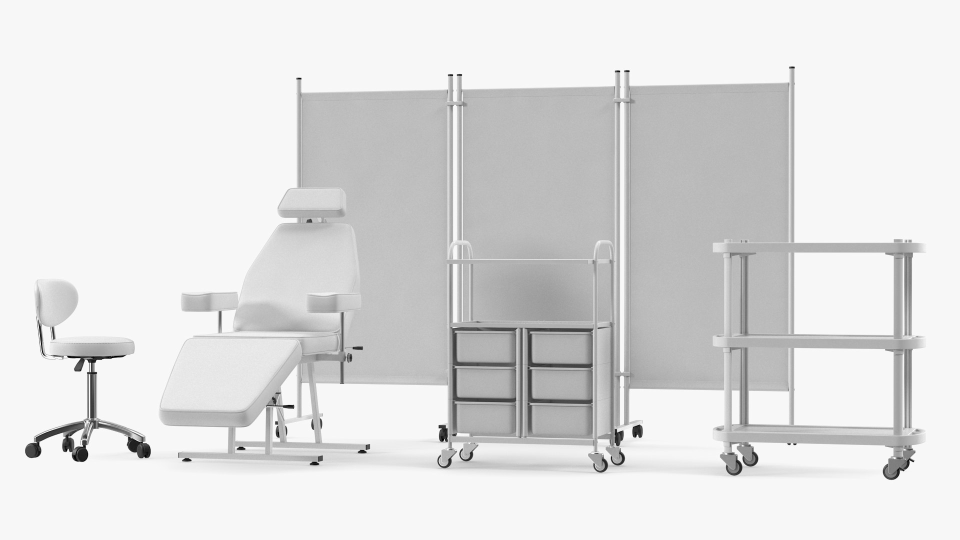 Medical Furniture Set White 3D https://p.turbosquid.com/ts-thumb/Pk/OStAhK/pS/medicalfurnituresetwhitemb3dmodel011/jpg/1683116097/1920x1080/fit_q87/f7f51aefe06f1bbe7e097a370848fa7d1abee455/medicalfurnituresetwhitemb3dmodel011.jpg