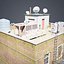 3D model abandoned building modular pack