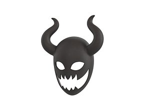 3D Prop084 Devil Mask