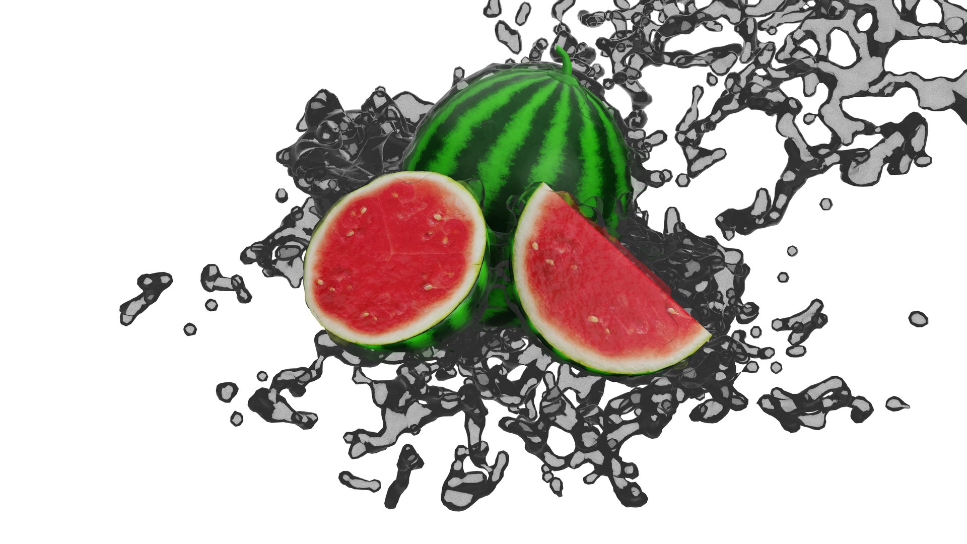 3D Watermelon slices and whole fruit Collection https://p.turbosquid.com/ts-thumb/Pk/WGsdLb/7Z/watermelon_fluid_01_splash0055/png/1787298283/1920x1080/fit_q87/27237ee1028c919e2ba597f685260236d76d7e01/watermelon_fluid_01_splash0055.jpg
