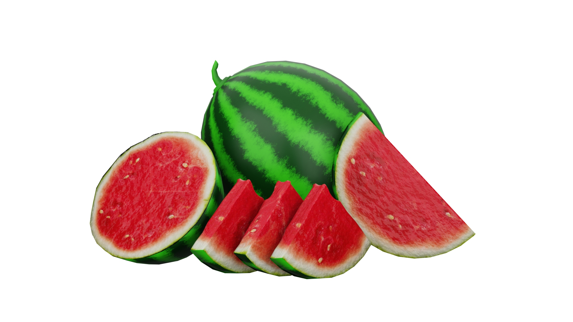 3D Watermelon slices and whole fruit Collection https://p.turbosquid.com/ts-thumb/Pk/WGsdLb/L9/watermelon/png/1786611006/1920x1080/turn_fit_q99/41d10f5b1e5bef3846d36fece626cc2402ece66c/watermelon-1.jpg